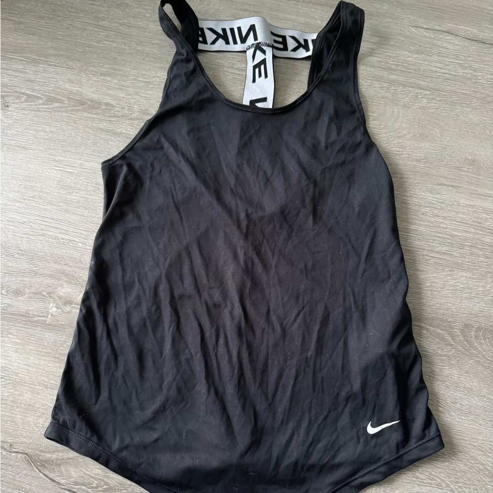 Black Nike muscle tee